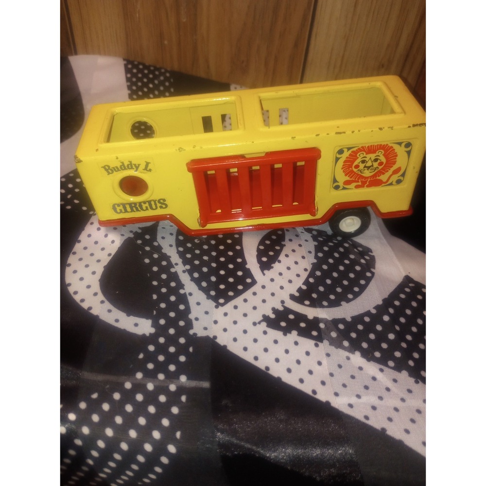 Buddy‎ L Circus Train Cart 60-70s Red And Yellow Japan